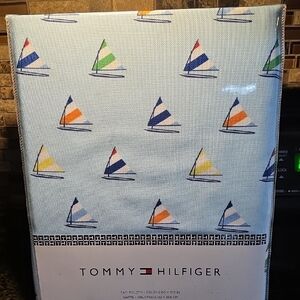 Tommy Hilfiger Nautical Sailboat Tablecloth